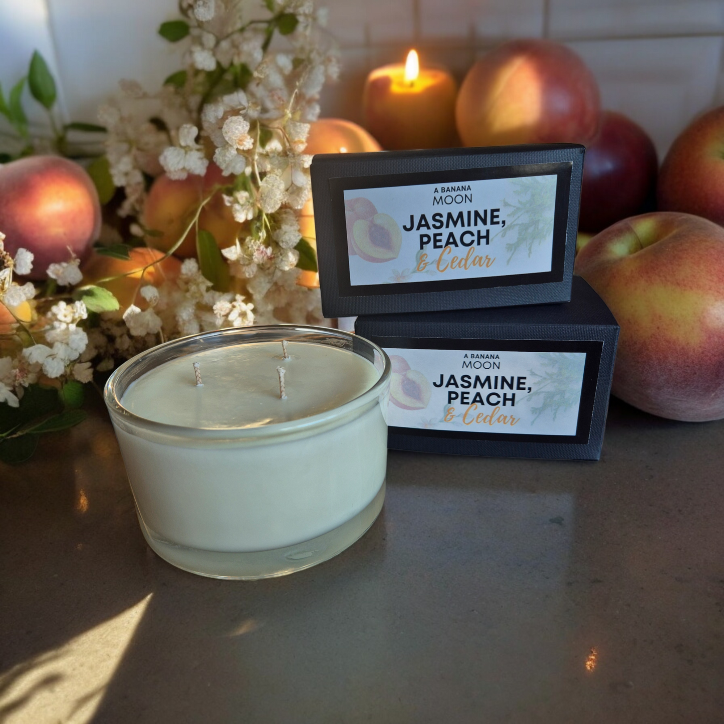 3 wick candle