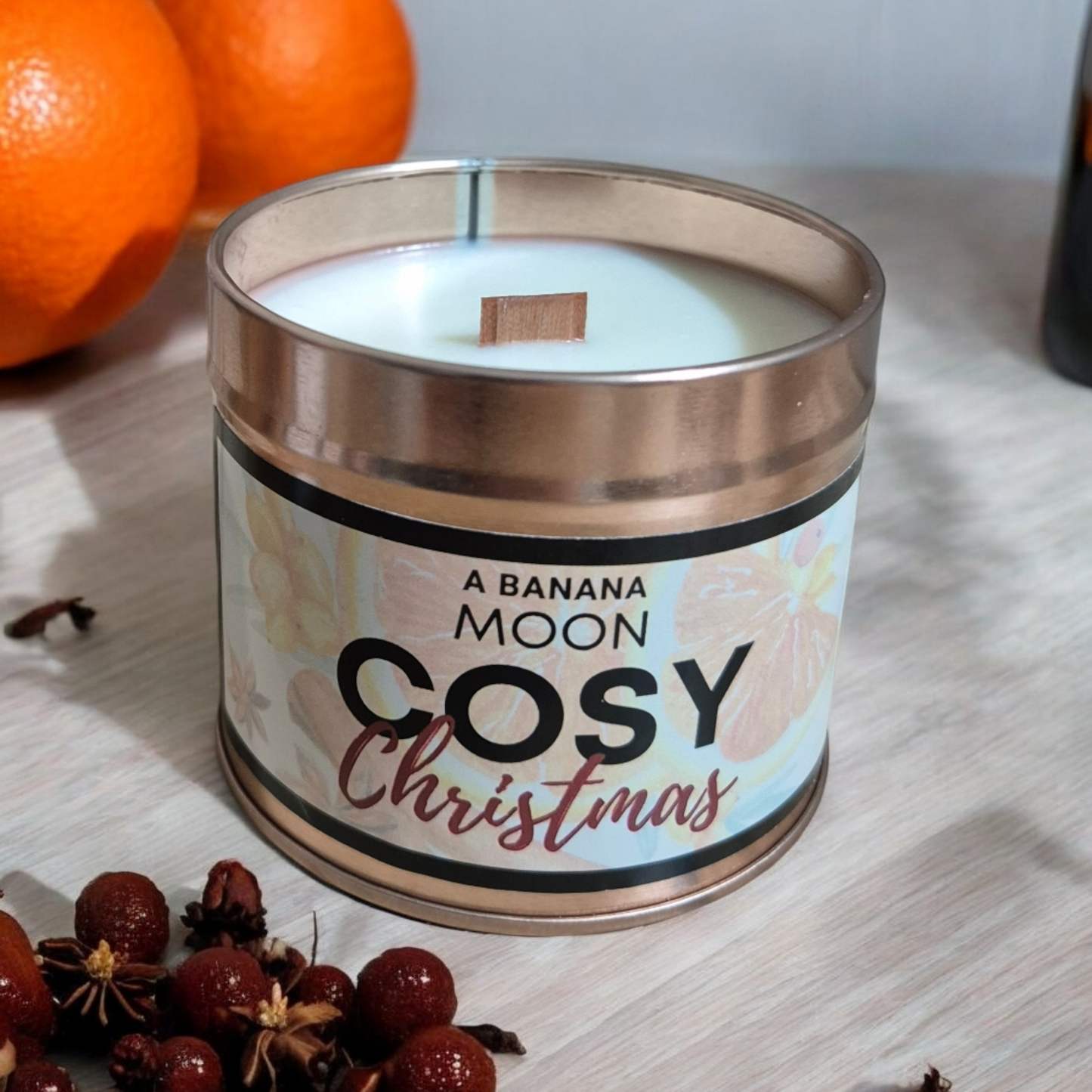 Christmas Wood Wick Candles