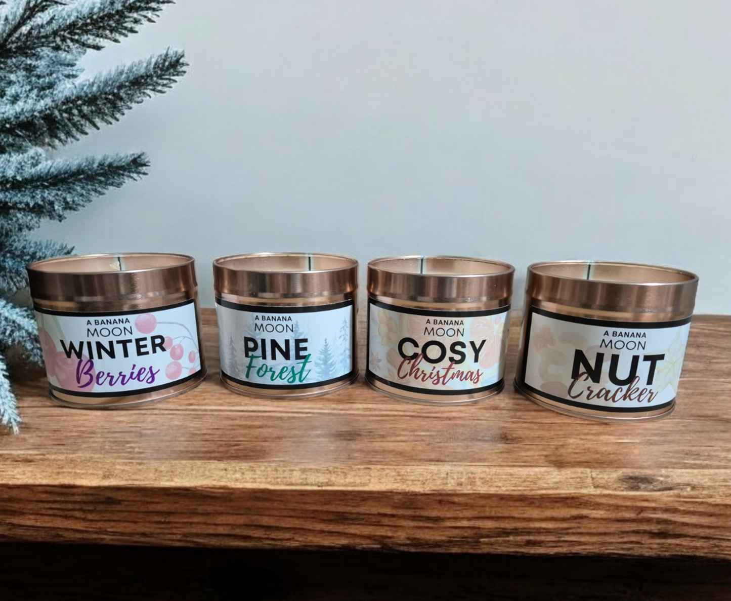 Christmas Wood Wick Candles
