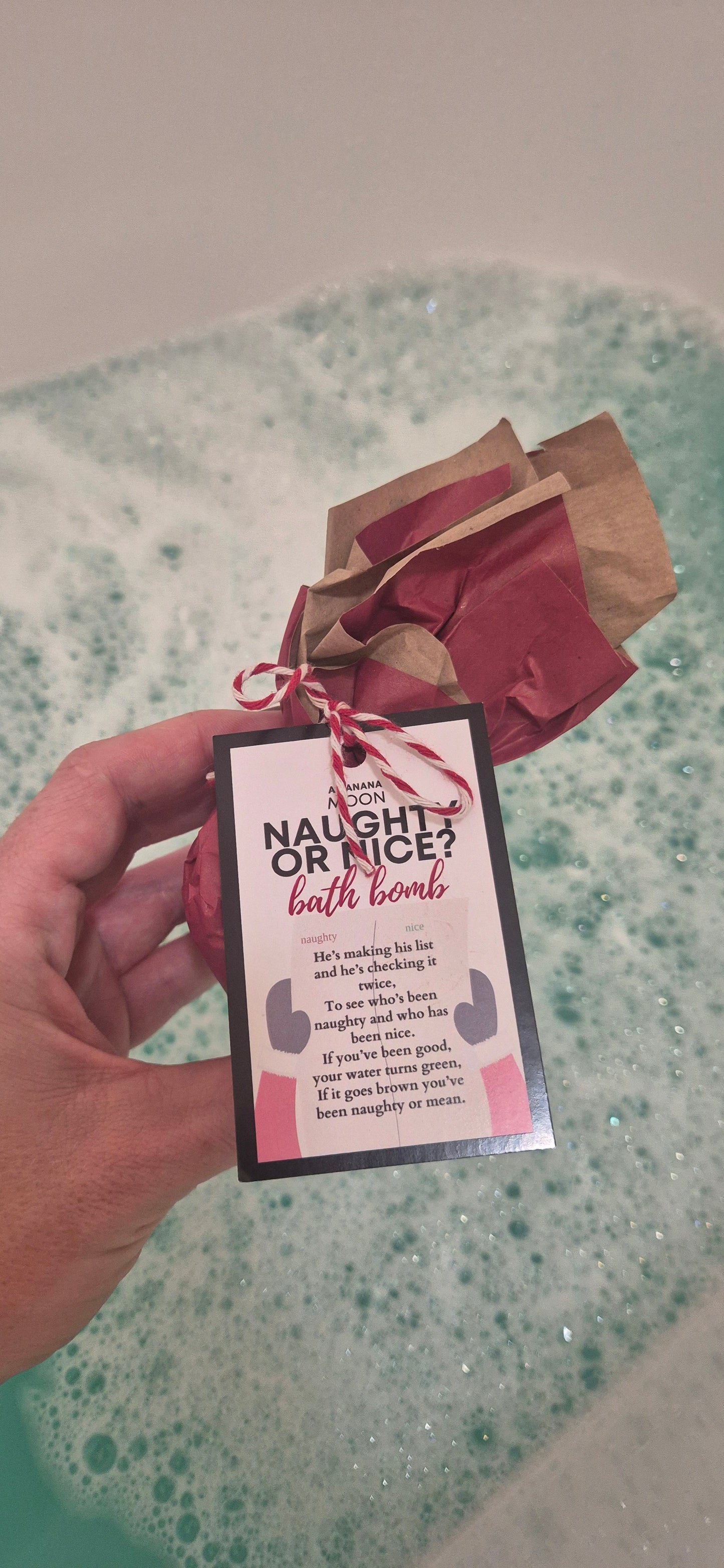 Santa's List Bath Bomb