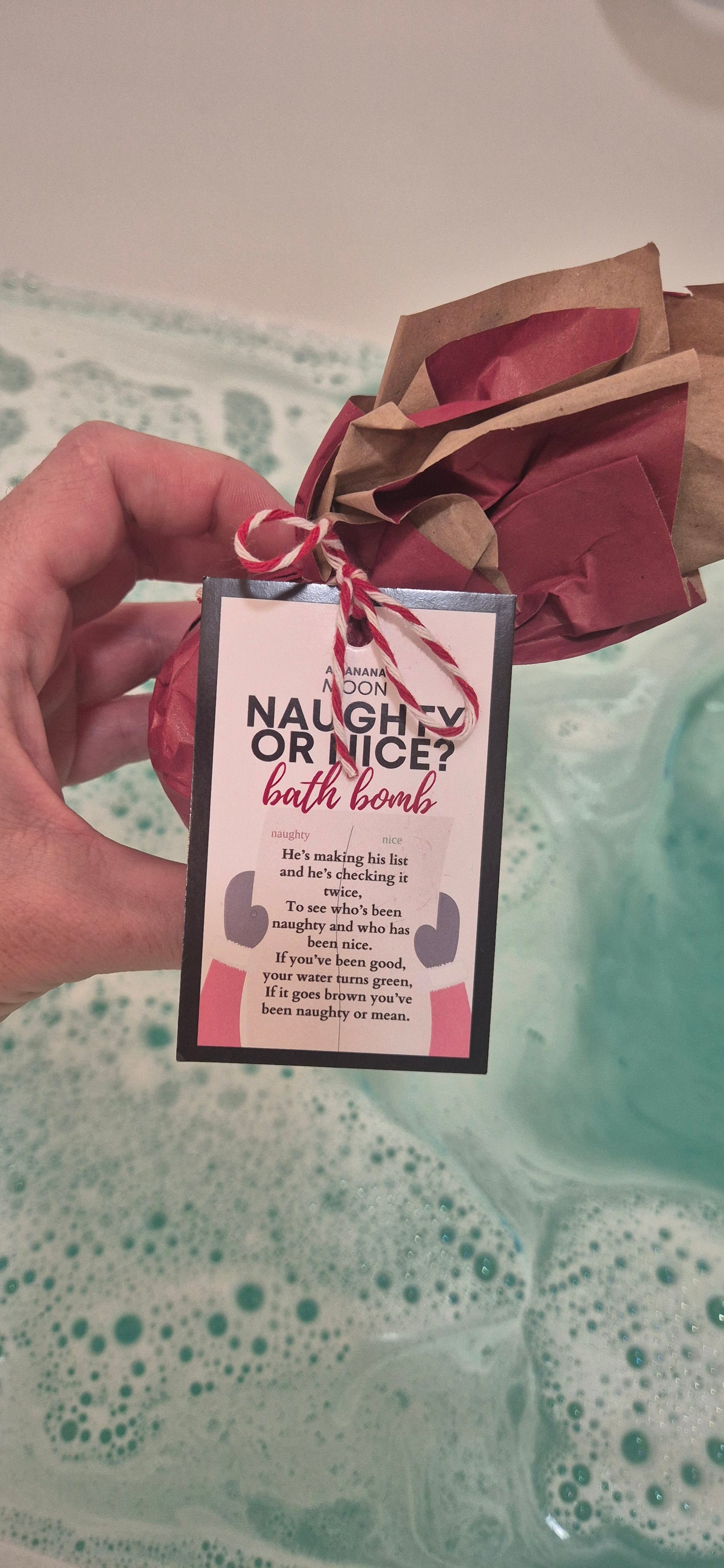 Santa's List Bath Bomb